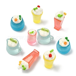 30 pièce de 5 styles de décorations miniatures en résine pour boissons fraîches&nbsp;DJEW-CJ0001-21