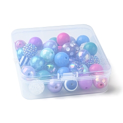 DIY-Sets zur Schmuckherstellung mit runden Harzperlen und Acrylperlen&nbsp;DIY-FS0007-73