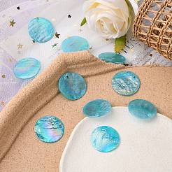 Pendentifs en coquille de couleur ab&nbsp;X-SSHEL-T008-01B