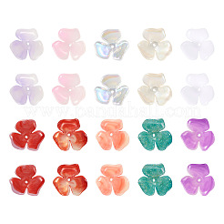 60 tapa de cuentas acrílicas opacas de 10 colores.&nbsp;OACR-TA0002-61