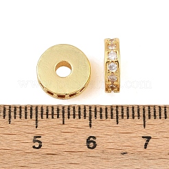 Perline zirconi micro pave  in ottone&nbsp;KK-H533-01G-04