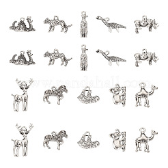 50 pendentif animal en alliage de style tibétain&nbsp;FIND-TA0008-19