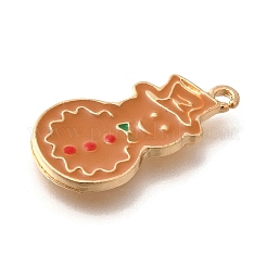 Navidad aleación tema colgantes de esmalte&nbsp;ENAM-Q509-01KCG-04