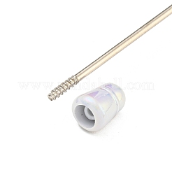 Penna a sfera in plastica placcata UV&nbsp;AJEW-C038-03E