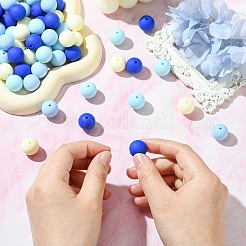 Perles en acrylique opaque de style caoutchouté&nbsp;LS-MACR-CJC0009-02D