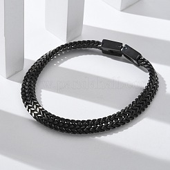 Bracciali a catena in acciaio inossidabile 304 per donna e uomo&nbsp;STAS-N117-02EB