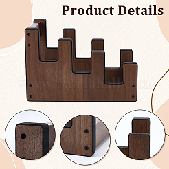 Soportes de madera contrachapada y hierro para correas de guitarra&nbsp;AJEW-WH0609-755