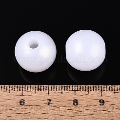 Perles acryliques opaques arc-en-ciel en caoutchouc&nbsp;MACR-T010-16mm-08-01