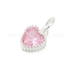 Ottone micro spianare pendenti zirconi&nbsp;KK-H204-01S-02