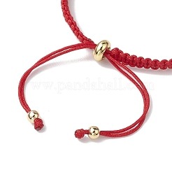 3 Stück 3 Farben geflochtene Nylonschnur Schieber Armband machen&nbsp;AJEW-JB01236