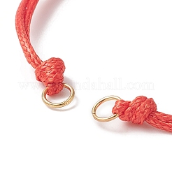 Cordon polyester ciré tressé&nbsp;AJEW-JB01153-02