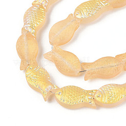 Cuentas de vidrio esmerilado&nbsp;GLAA-T023-40C-07