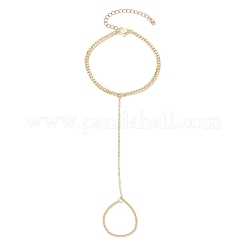 Bracelets à anneaux en laiton torsadé pour femmes&nbsp;BJEW-JB11811