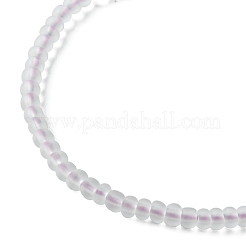 Bracciale da donna con perline intrecciate con semi di vetro&nbsp;BJEW-JB09657