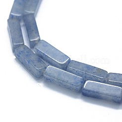 Gefärbte und erhitzte natürliche blaue Aventurinperlenstränge&nbsp;G-F631-E01-02