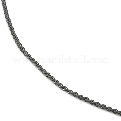 Ionenplattierung (IP) 304 Edelstahl Serpentinenkette Fußkettchen&nbsp;AJEW-D059-01