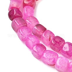 Chapelets de perles veines de dragon en agate naturelle&nbsp;G-G177-E20-01