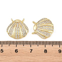 Messing micro pave klare zirkonia anhänger&nbsp;KK-H292-53A-G