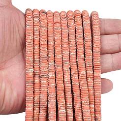 Hebras de cuentas de jaspe imperial sintéticas teñidas&nbsp;G-A272-C06-03