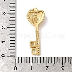 Gestell Messing micro ebnen Zirkonia Anhänger&nbsp;KK-U022-16C-02
