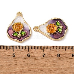 Emaille Anhänger Legierung&nbsp;ENAM-B028-21KCG