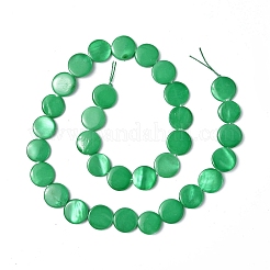 Fili di perle d'acqua dolce naturali verniciate a spruzzo&nbsp;SHEL-C003-05C