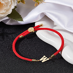 1 pulsera deslizante con cordón de nailon ajustable para mujer&nbsp;BJEW-LP0001-32W-02