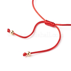 Bracelets tressés en fil de nylon réglable&nbsp;BJEW-JB06349-02