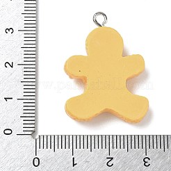 Pendentifs en résine opaque sur le thème de noël&nbsp;RESI-I344-04P-02