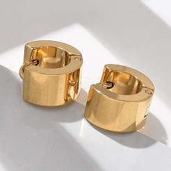 Pendientes de aro de acero inoxidable 304&nbsp;EJEW-M079-03G-01