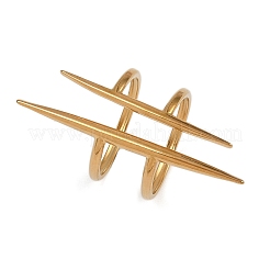 Bagues de manchette en acier inoxydable 304 pour femmes&nbsp;RJEW-L133-05G