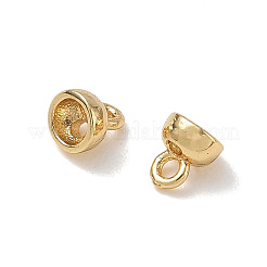 Perle pendenti in ottone con cappuccio&nbsp;KK-CBA50B0-22G