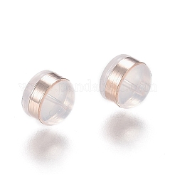 Anelli in ottone dadi auricolari in silicone&nbsp;SIL-N003-03RG