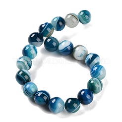 Chapelets de perles en agate à rayures naturelles/agates à bandes&nbsp;G-Z060-A01-C11