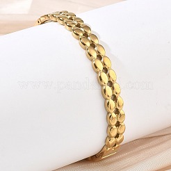 Bracciali rigidi con cerniera in acciaio inossidabile 304&nbsp;SA-CBAB92B-01G