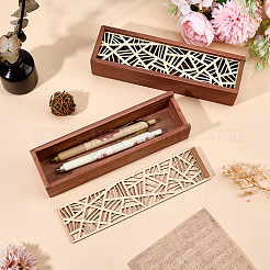 Estuche de madera para bolígrafos&nbsp;AJEW-WH0709-527D