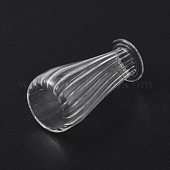 Ornamenti per vasi di fiori in miniatura in vaso di vetro&nbsp;AJEW-WH0434-06C