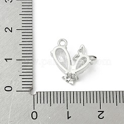 Pendentifs avec zircon cubiques à micro-pavés en laiton&nbsp;LS-KK-M326-17-P01