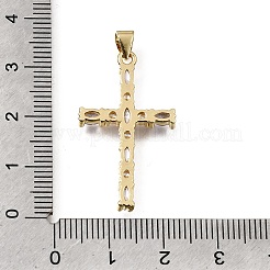 Pendentifs en laiton pavé de zirconiums cubiques de Pâques&nbsp;CU-E002-01C-G