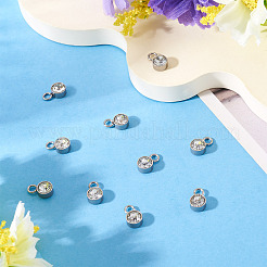 10 Stück Glas-Strass-Anhänger&nbsp;STAS-TA0003-26F