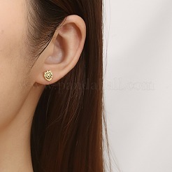 Boucles d'oreilles à tige en acier inoxydable 304 pour femmes&nbsp;FU7169-1