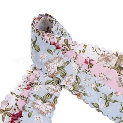 6 Yards 3 Farben Polyesterband mit Blumendruck&nbsp;OCOR-A008-03B