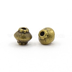 Perline distanziatore bicone in lega stile tibetano&nbsp;TIBEB-X0010-NF