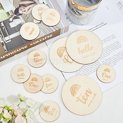 2 jeu de 2 cartes d'étape en tilleul de styles différents&nbsp;WOOD-GA0001-20