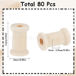 80 rocchetto vuoto di legno per filo&nbsp;TOOL-SC0001-55