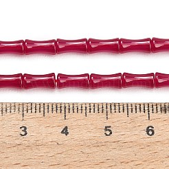 Im Labor gezüchtete Stränge roter Korundperlen&nbsp;GG-CBAC488-03B