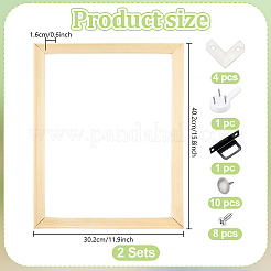 Holzrahmen für Ölgemälde&nbsp;DIY-WH0671-353