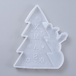 Weihnachten DIY Display Silikonformen&nbsp;X-DIY-D049-07