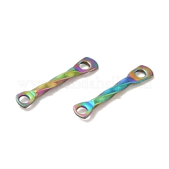 Placcatura ionica (ip) 304 connettori in acciaio inossidabile charms&nbsp;STAS-Q323-02A-MC