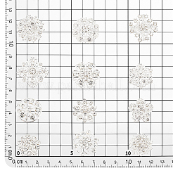 Broche épingle à nourrice fleur strass&nbsp;JEWB-PH0001-25